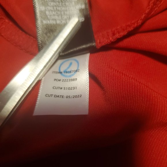 Torrid Sz 2X Babydoll Wrap Chiffon Sleeves Surplice Top Red Christmas Holiday - Picture 10 of 10